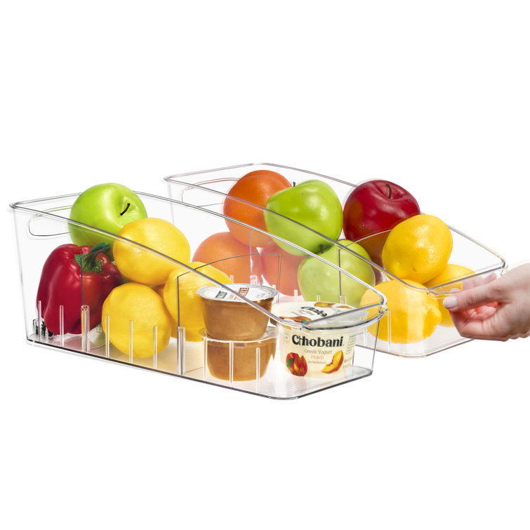 Prep & Savour Clear Organizing Bins On Wheels Wayfair Canada